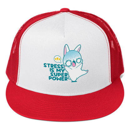 STRESS IS MY SUPERPOWER - TRUCKER HAT