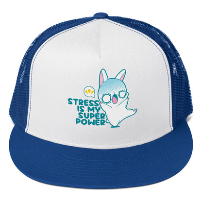 STRESS IS MY SUPERPOWER - TRUCKER HAT