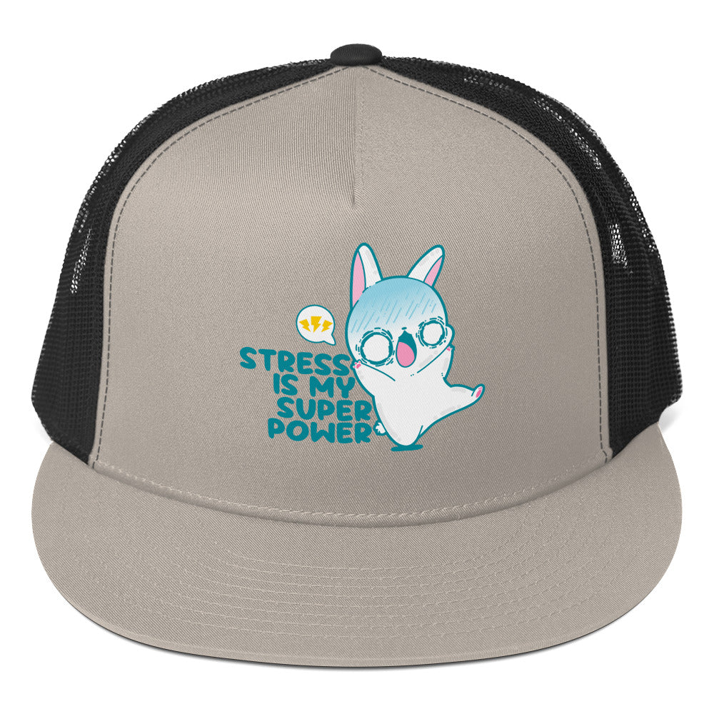 STRESS IS MY SUPERPOWER - TRUCKER HAT