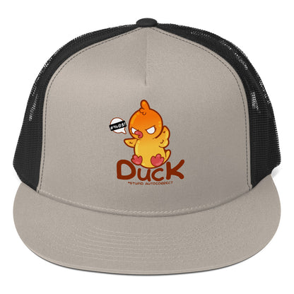 DUCK STUPID AUTOCORRECT - TRUCKER HAT