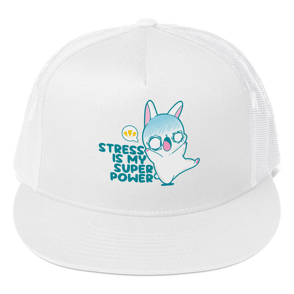 STRESS IS MY SUPERPOWER - TRUCKER HAT