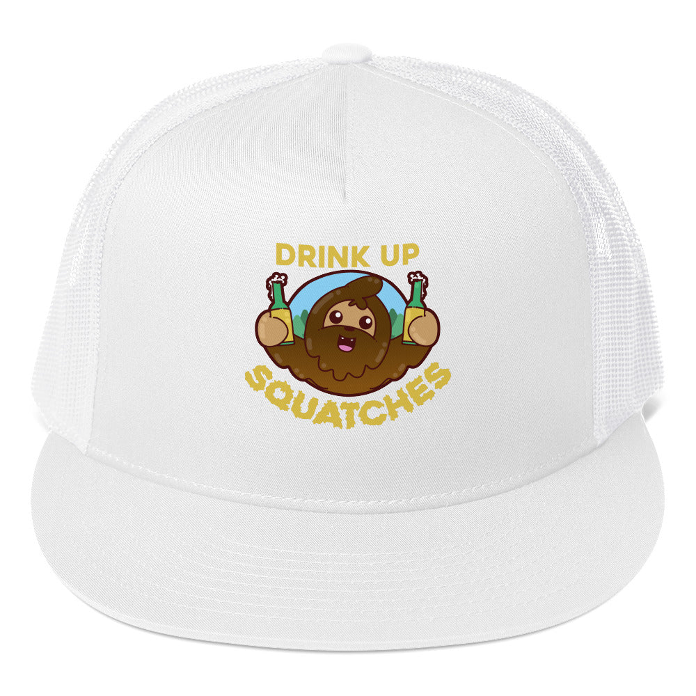 DRINK UP SQUATCHES - TRUCKER HAT