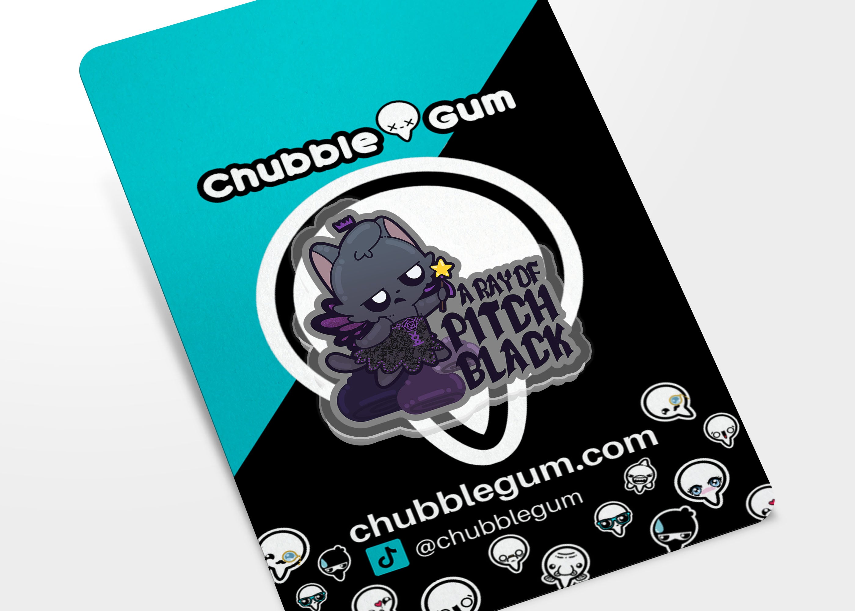Acrylic Pin - A Ray Of Pitch Black