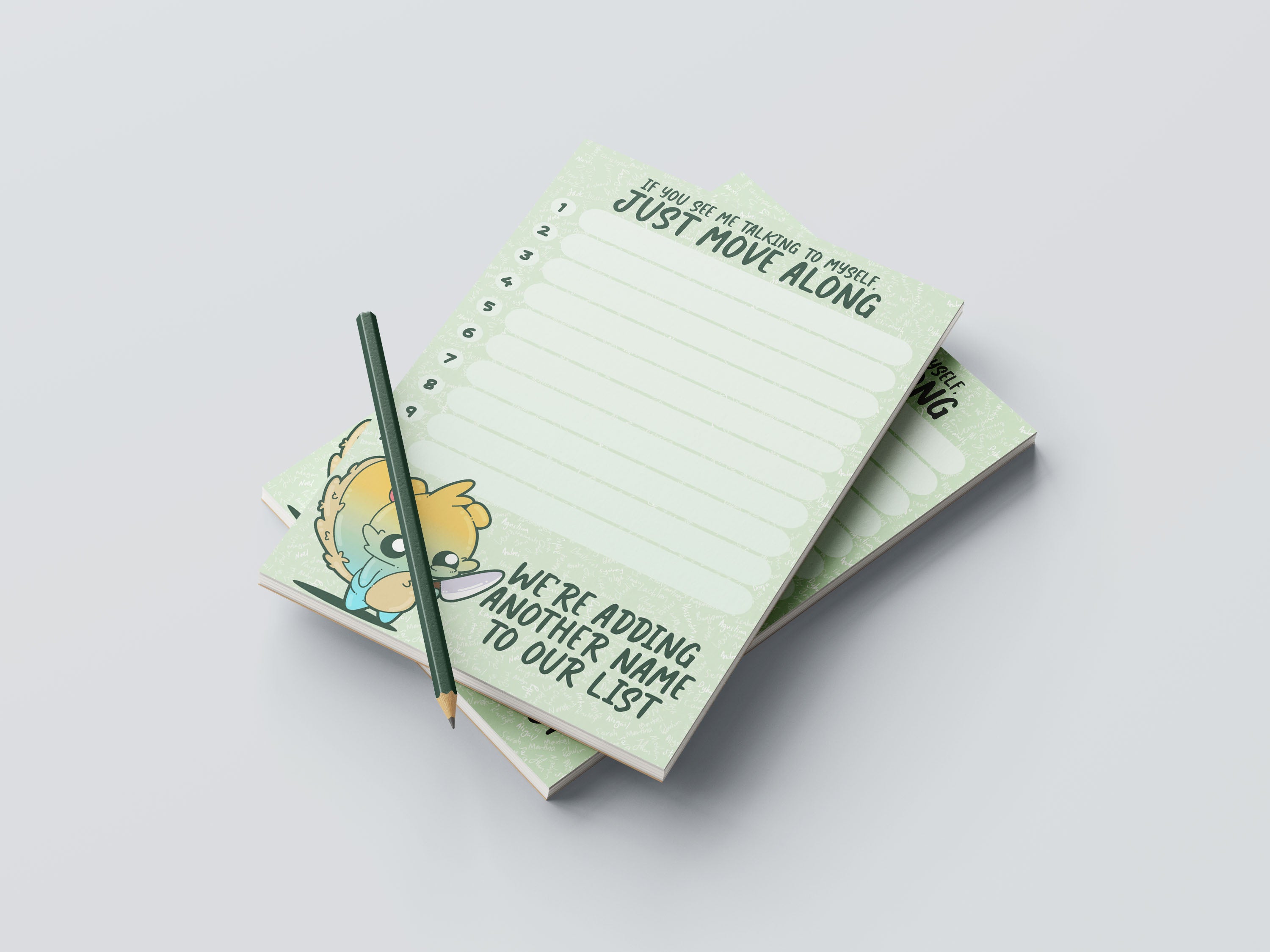 Notepad - Adding To My list