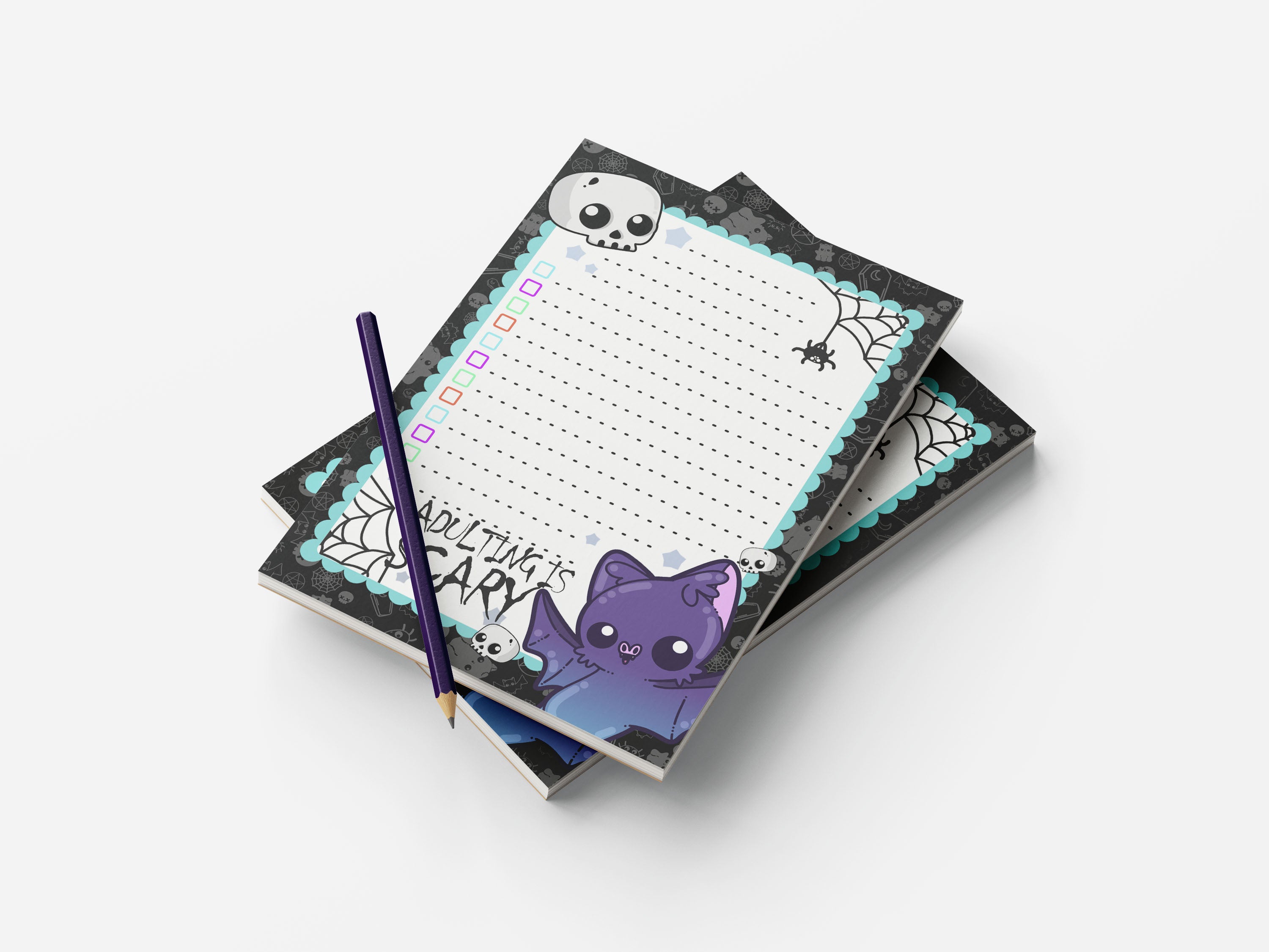 Notepad - Adulting Is Scary – ChubbleGumLLC