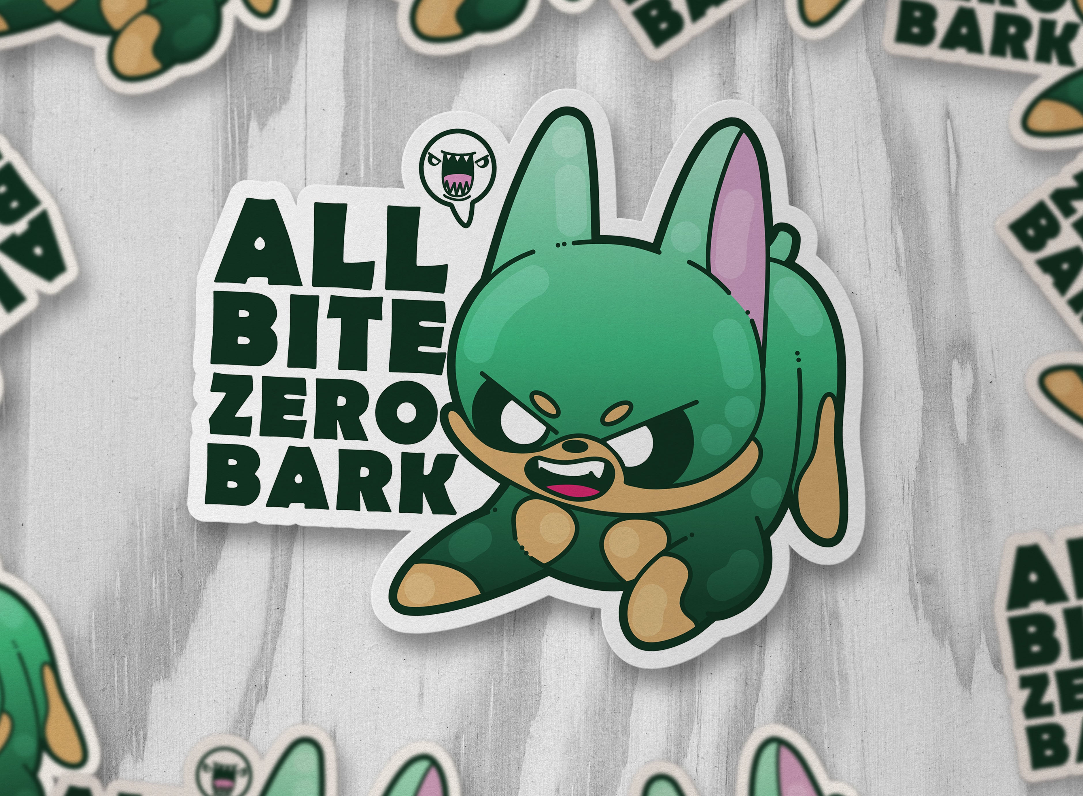 All Bite Zero Bark - ChubbleGumLLC