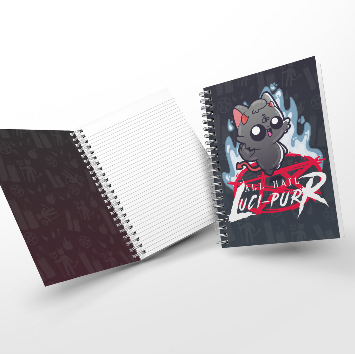 Soft Touch Mini Notebook - All Hail Luci-purr
