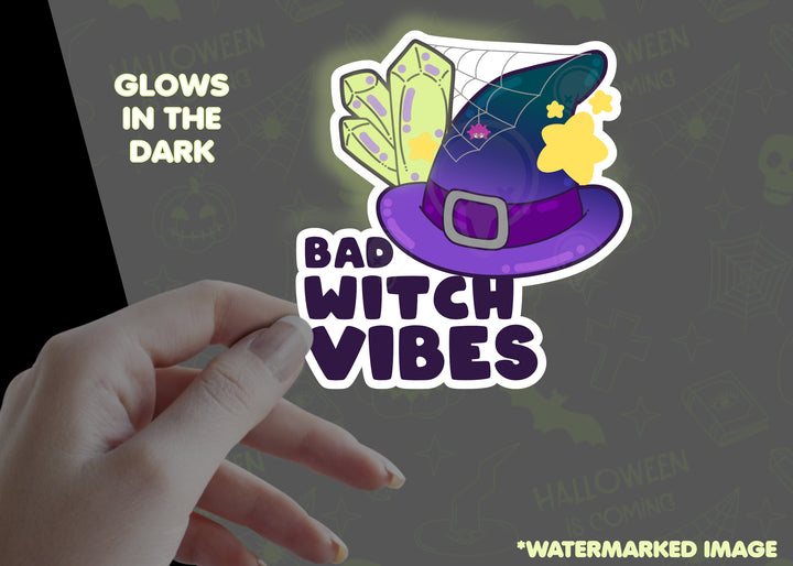 Bad Witch Vibes - Glow in the Dark - ChubbleGumLLC