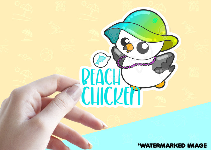 Beach Chicken - ChubbleGumLLC