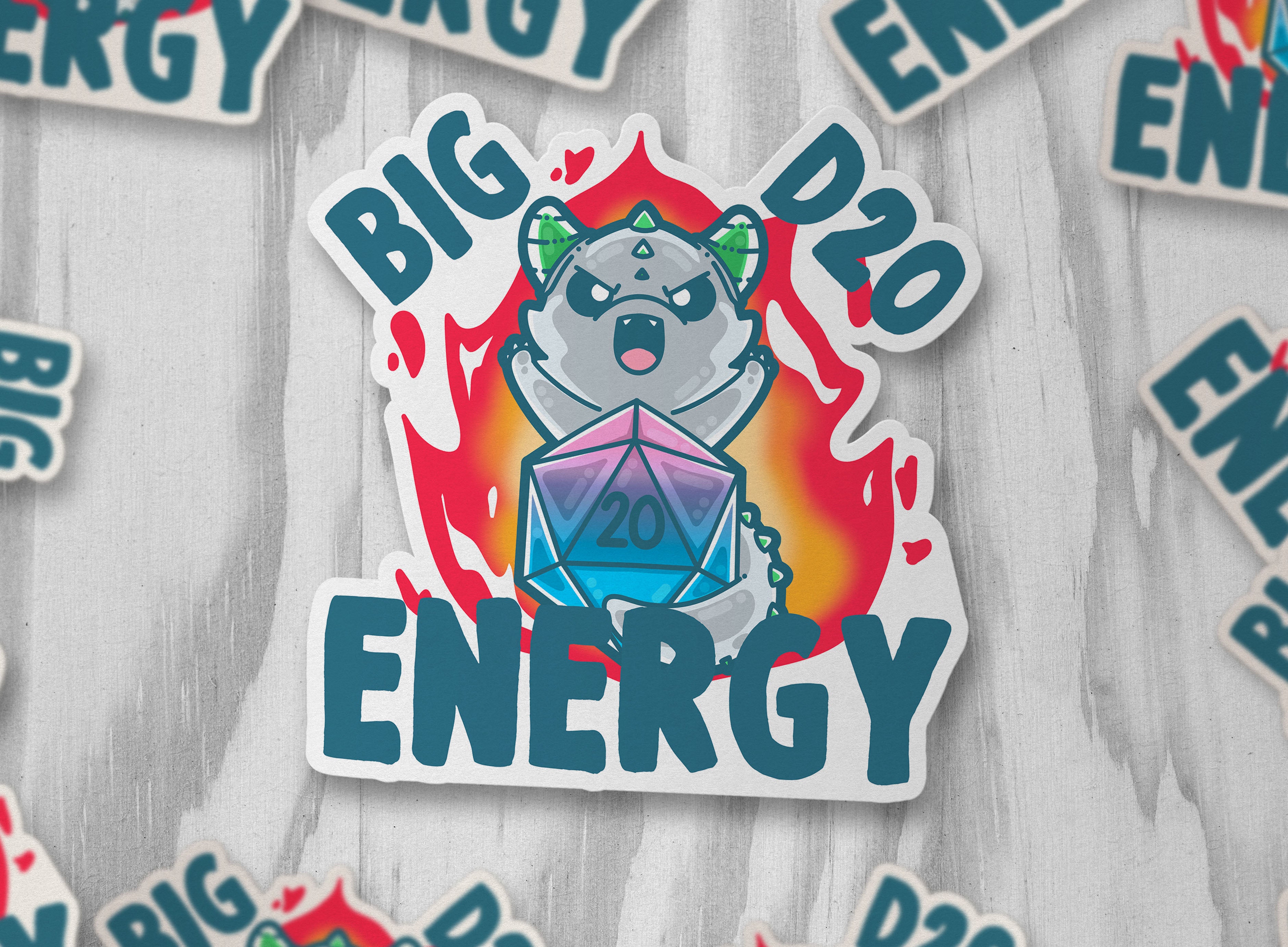 Big D20 Energy - ChubbleGumLLC