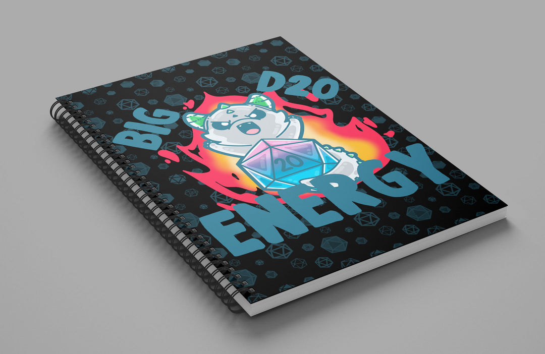 Big D20 Energy Notebook - ChubbleGumLLC
