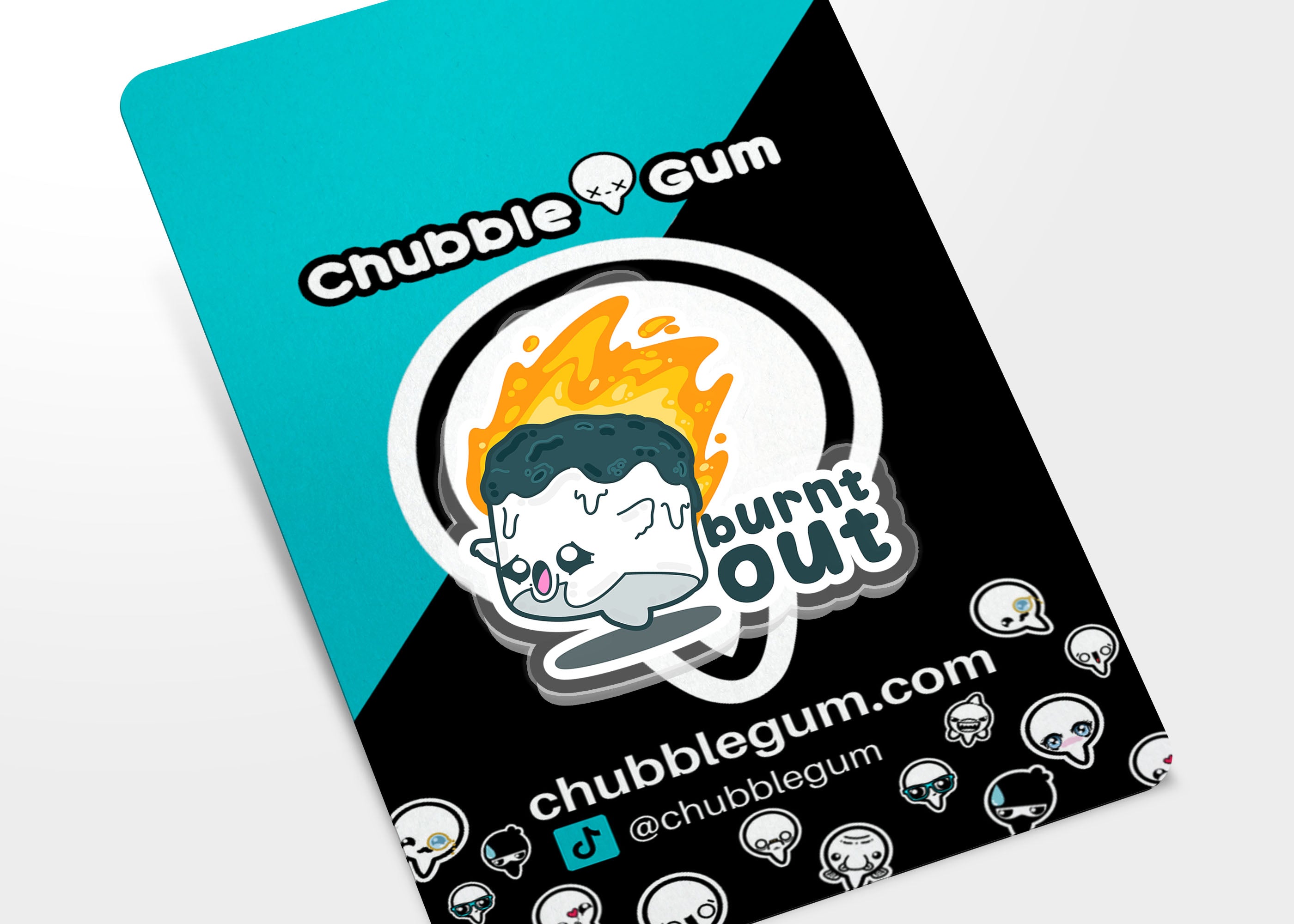 Acrylic Pin - Burnt Out