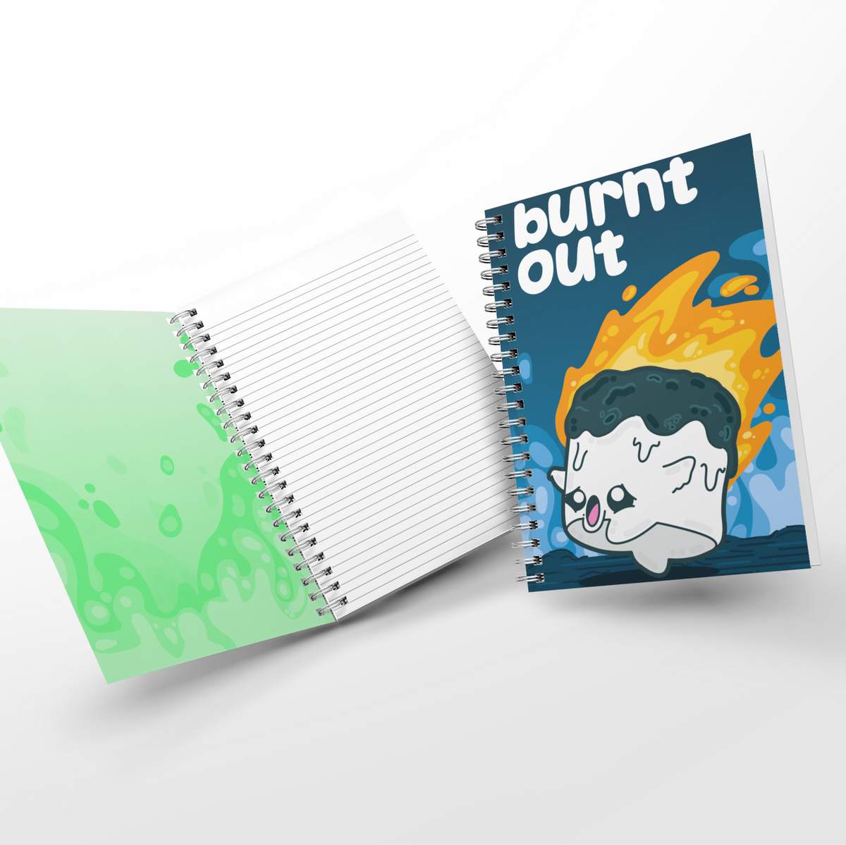 Soft Touch Mini Notebook - Burnt Out