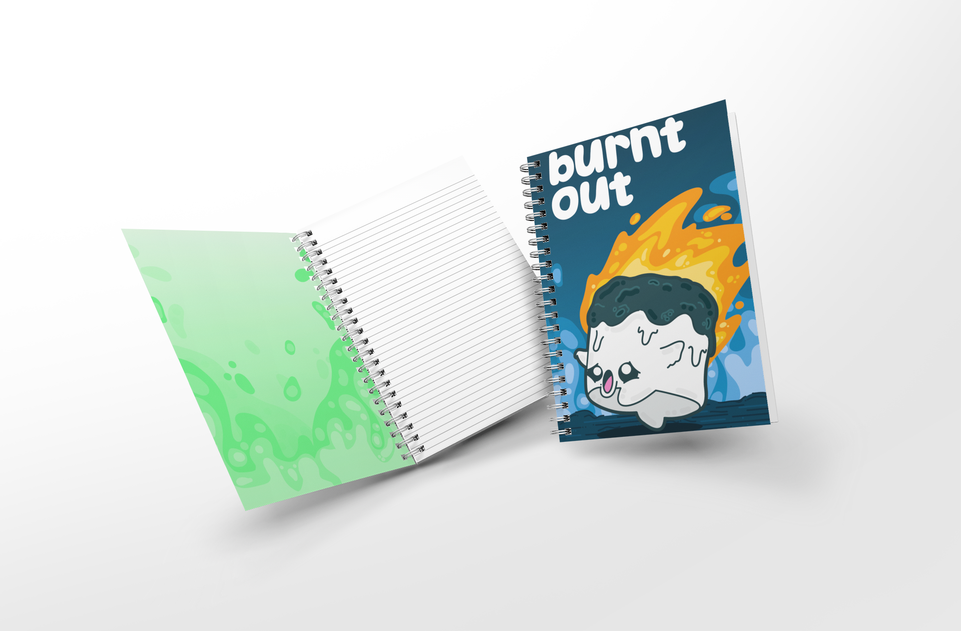 Soft Touch Mini Notebook - Burnt Out