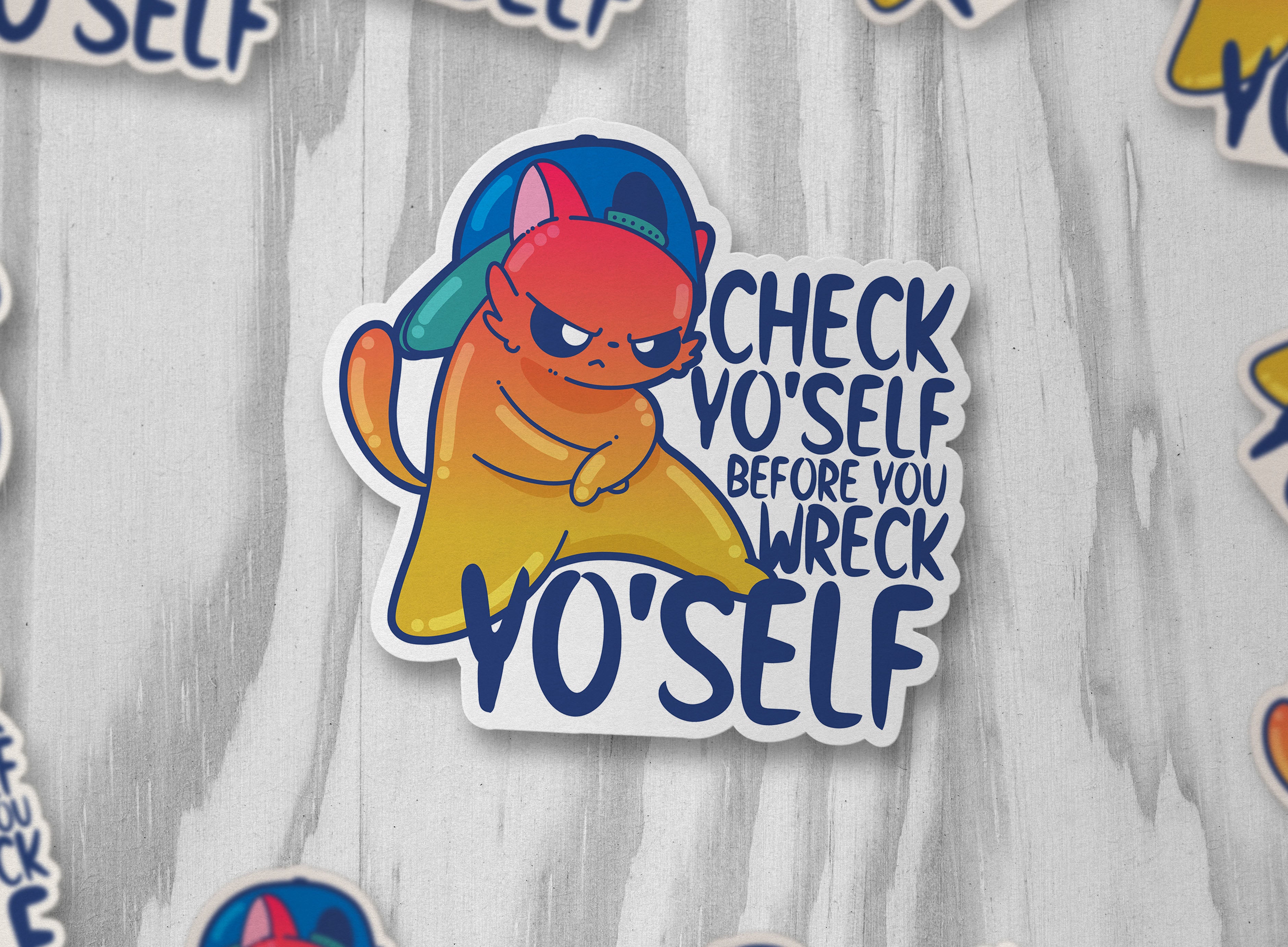 Check Yo'self Before You Wreck Yo'self - ChubbleGumLLC