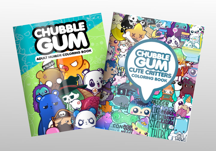 2 Coloring Book Bundle - ChubbleGumLLC