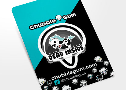 Acrylic Pin - Dead Inside - ChubbleGumLLC