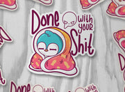 Work Life Sticker Designs – ChubbleGumLLC