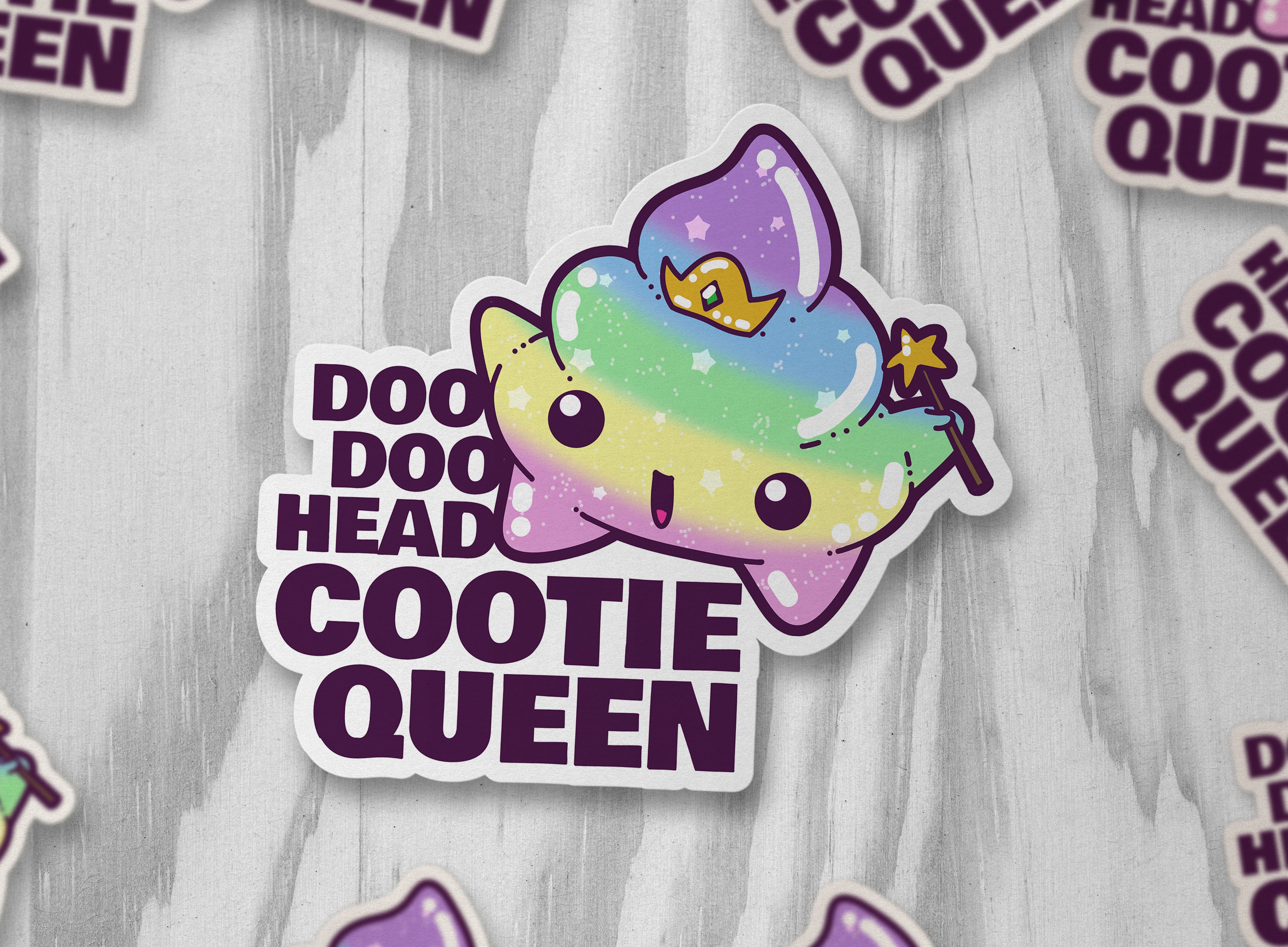 Doo Doo Head Cootie Queen - ChubbleGumLLC