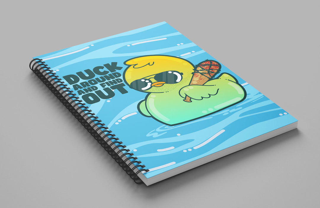 Duck Around and Find Out Notebook - ChubbleGumLLC