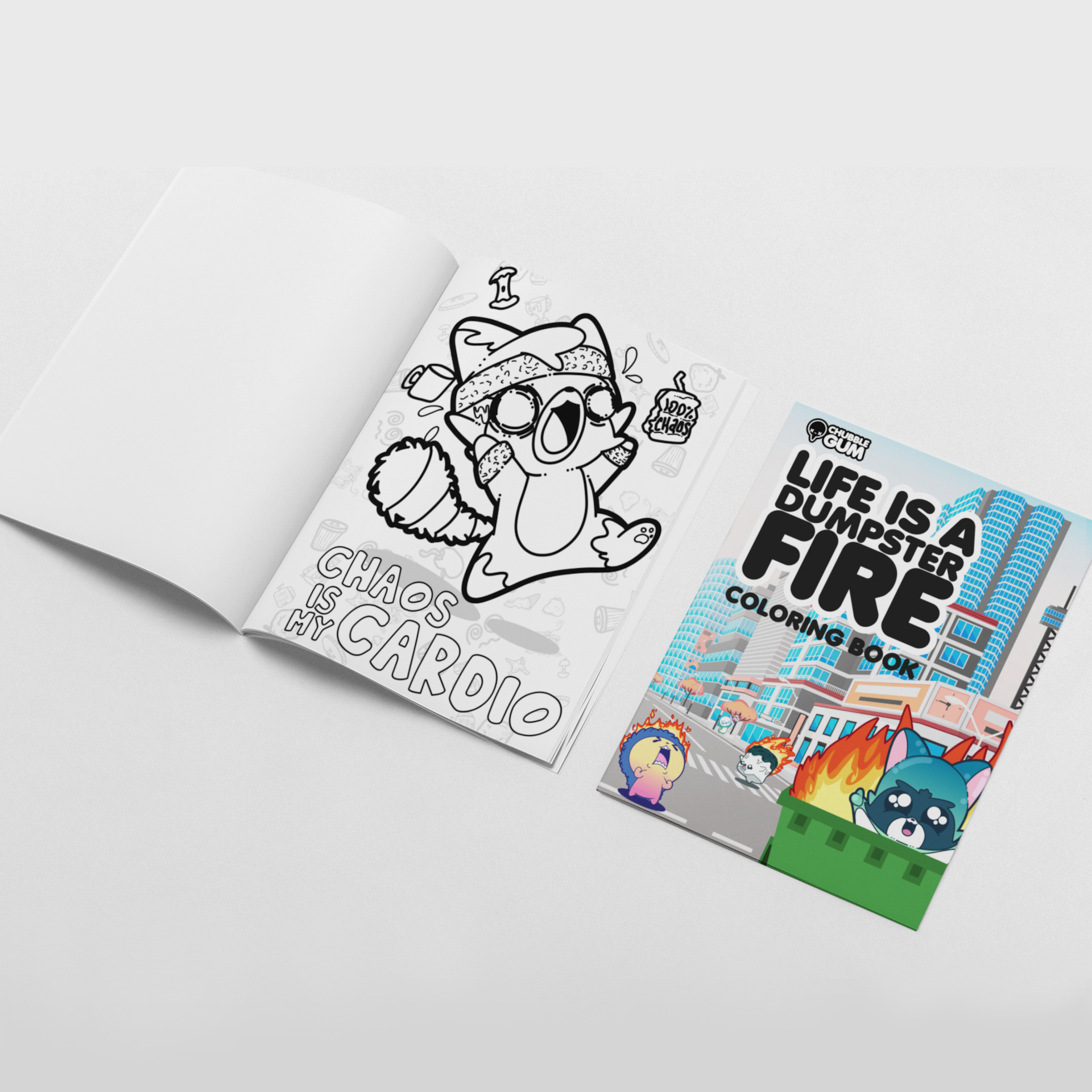 Coloring Book - Life is a Dumpster Life