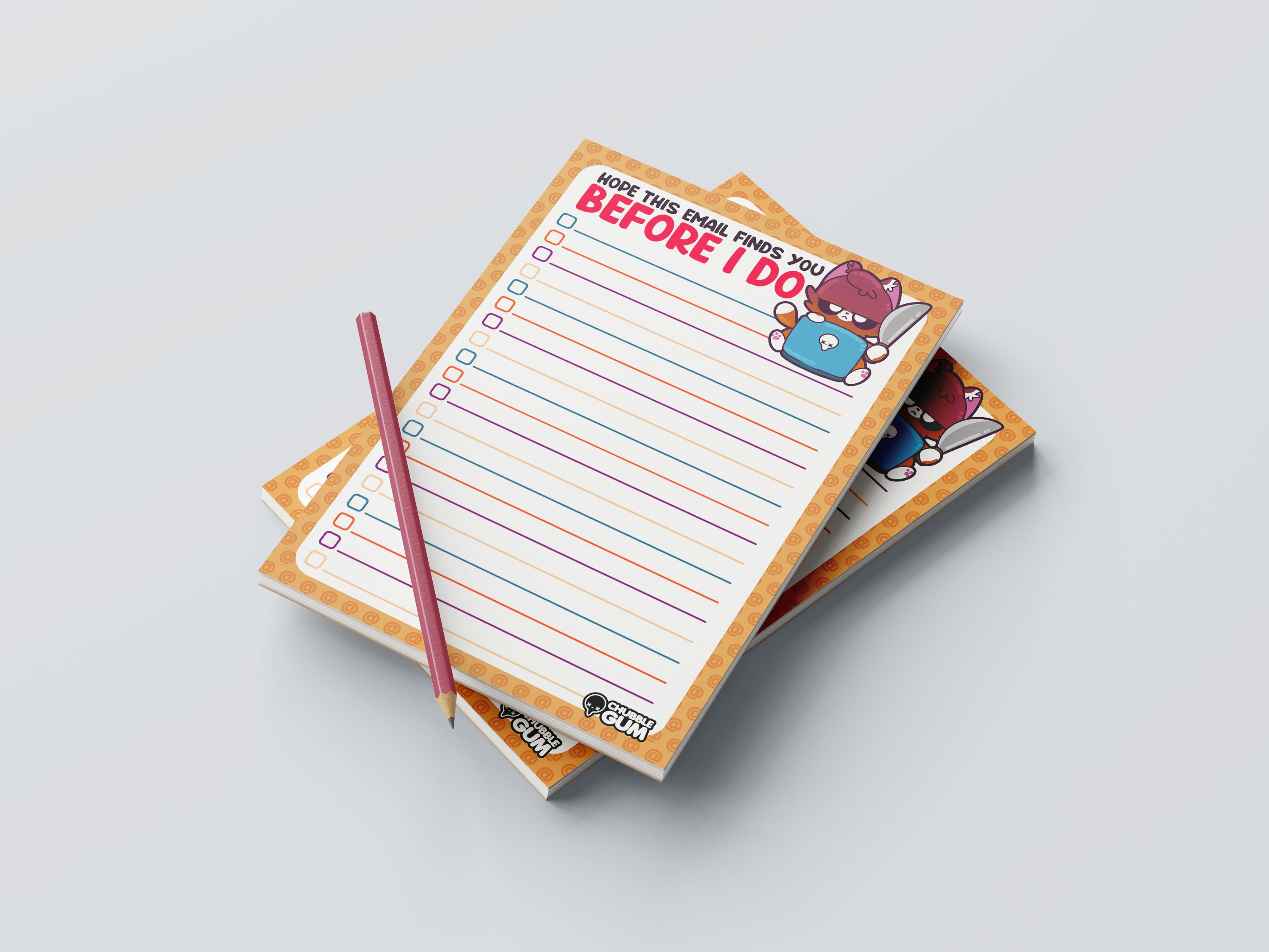 Notepad - Email Finds You Before I Do