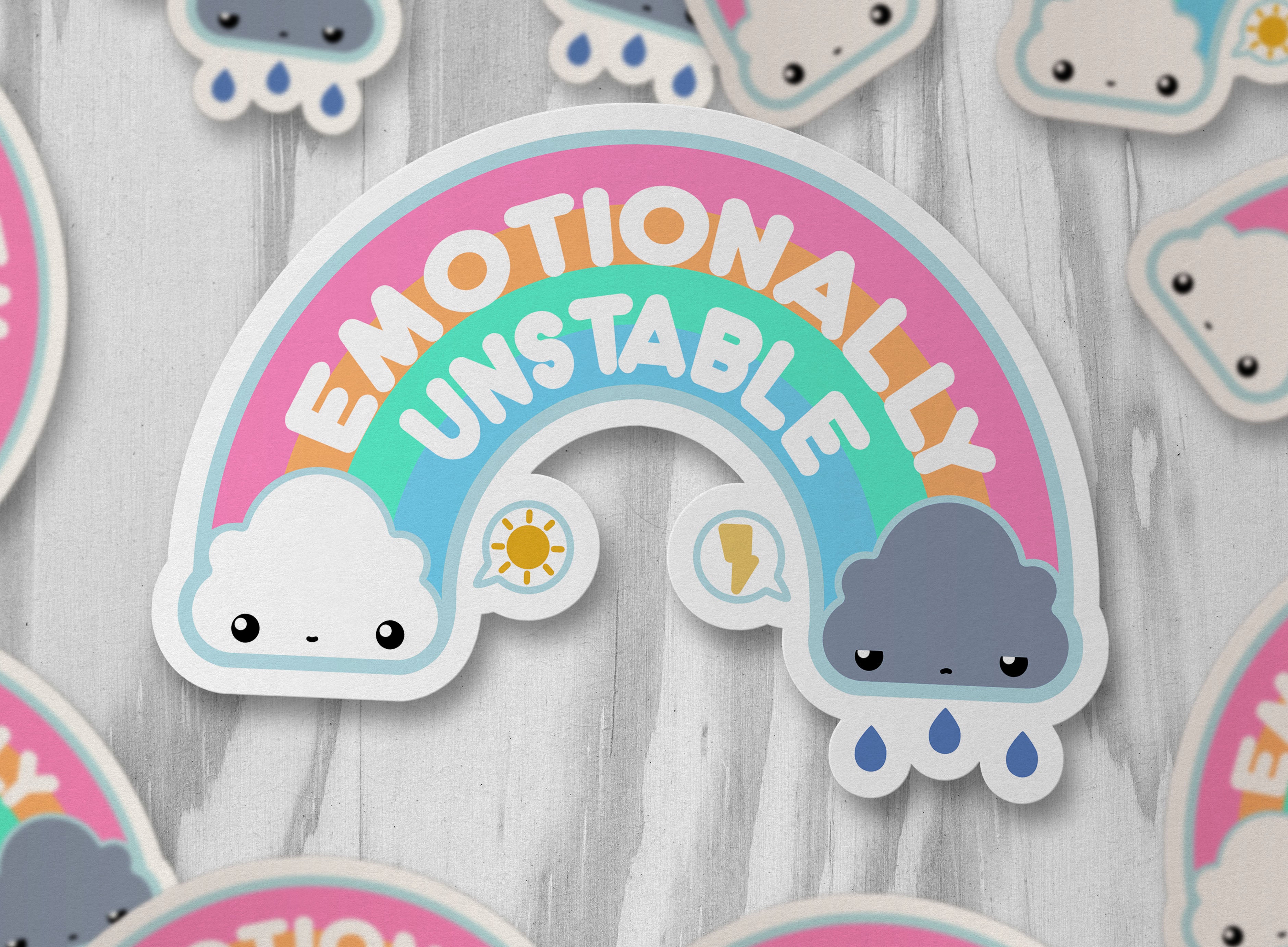 Emotionally Unstable - ChubbleGumLLC