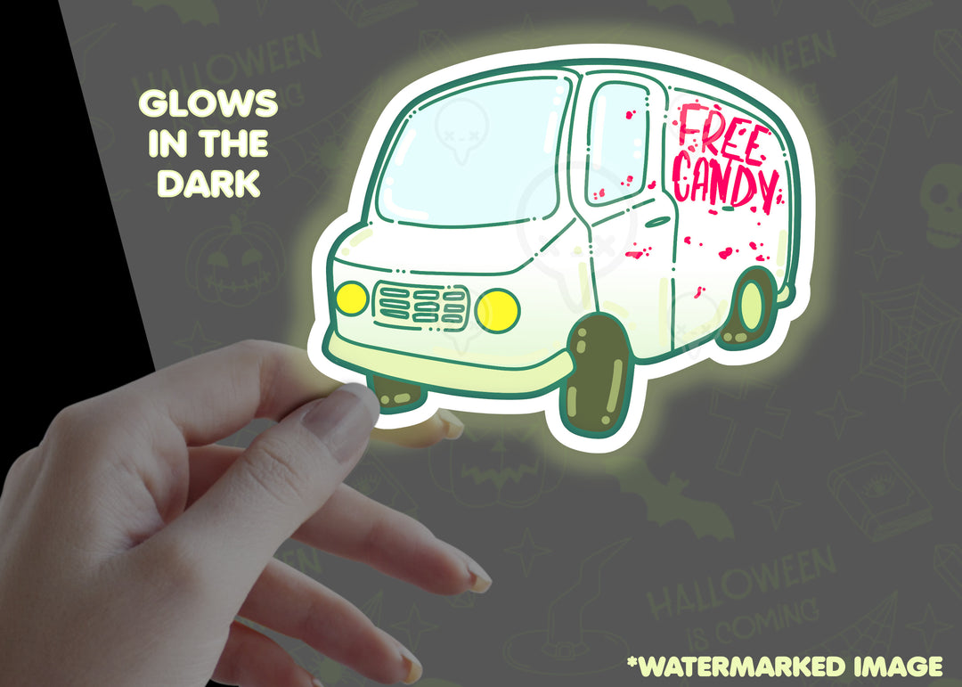 Free Candy Van - Glow in the Dark - ChubbleGumLLC
