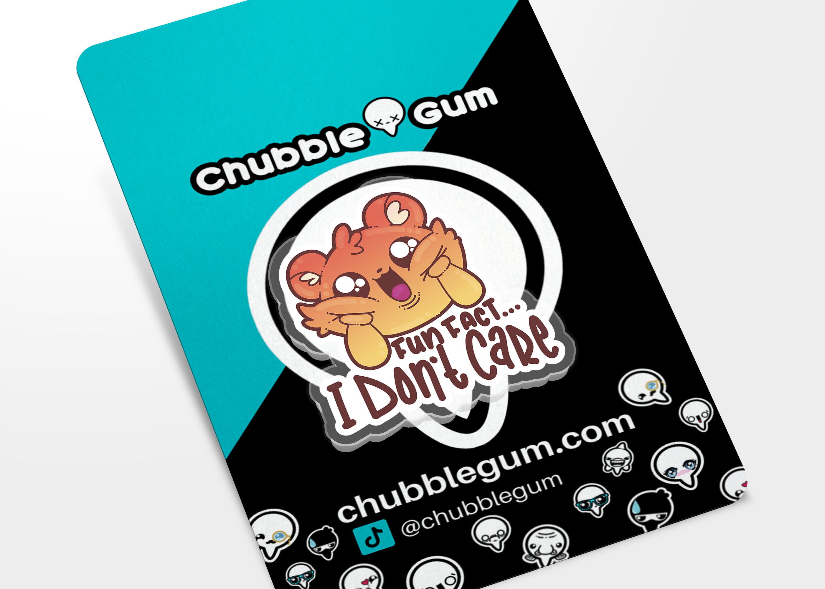 Acrylic Pin - Fun Fact...I Don't Care - ChubbleGumLLC