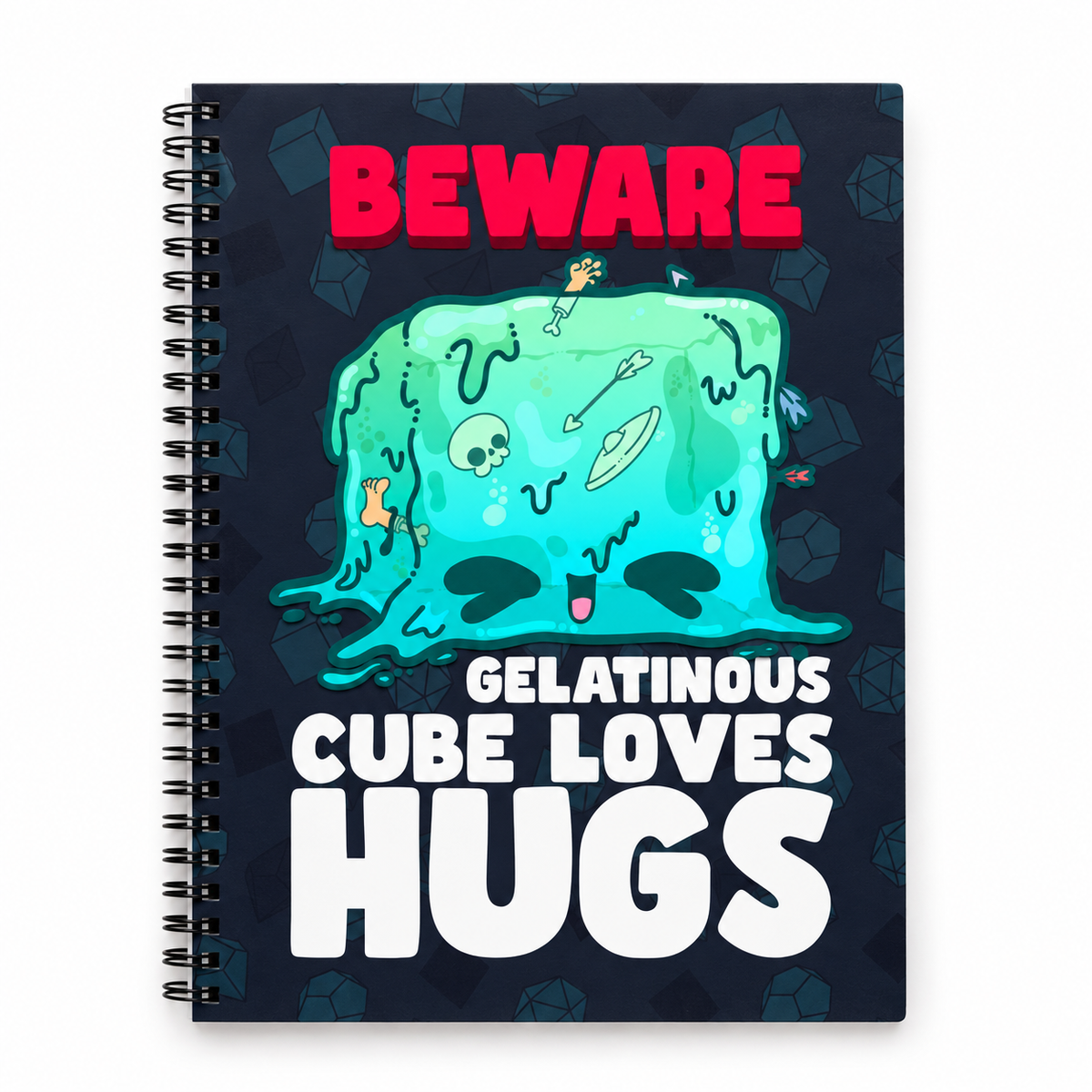 Notebook - Gelatinous Cube Loves Hugs