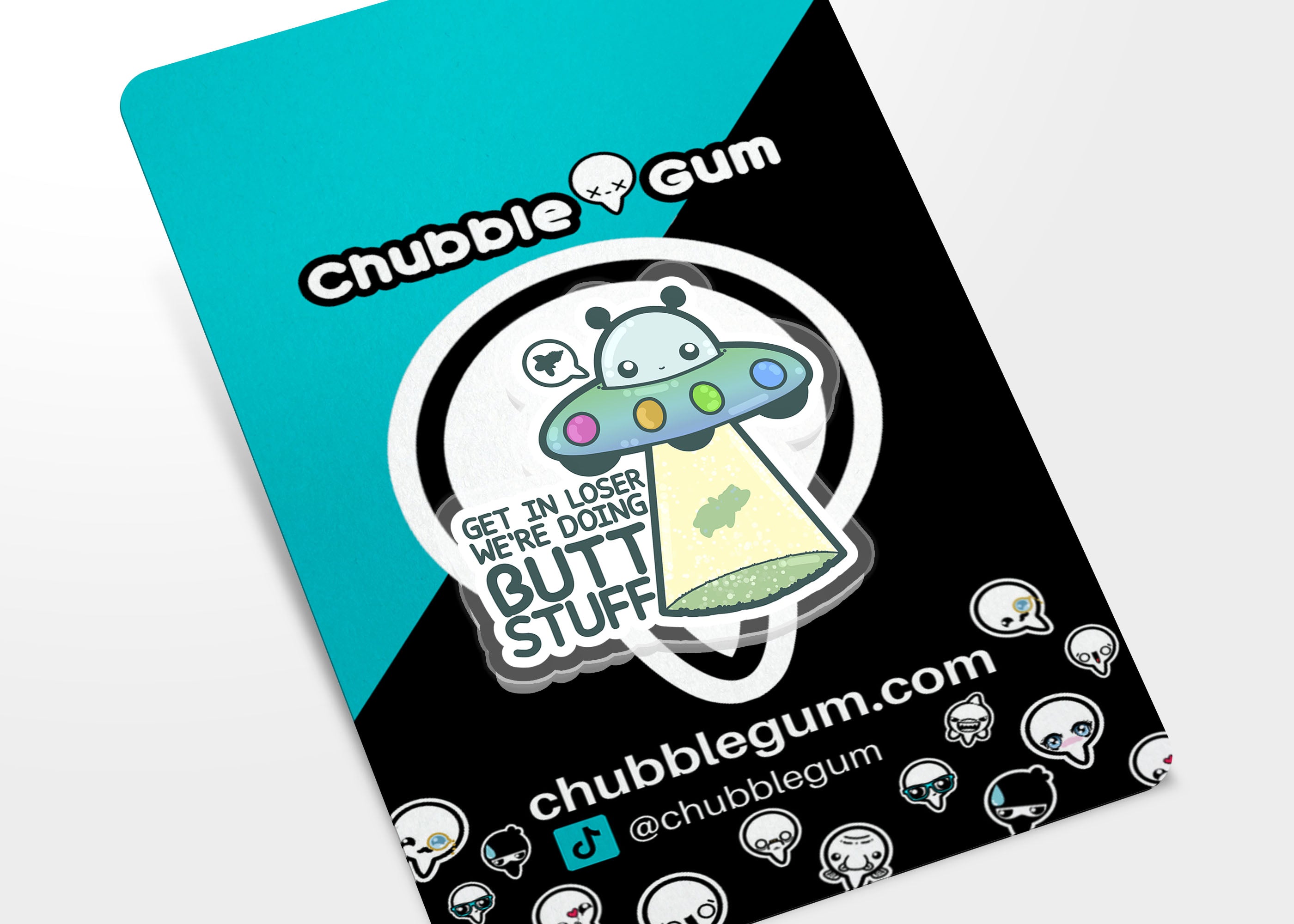 Acrylic Pin - Get In Loser, We're Doing Butt Stuff - ChubbleGumLLC