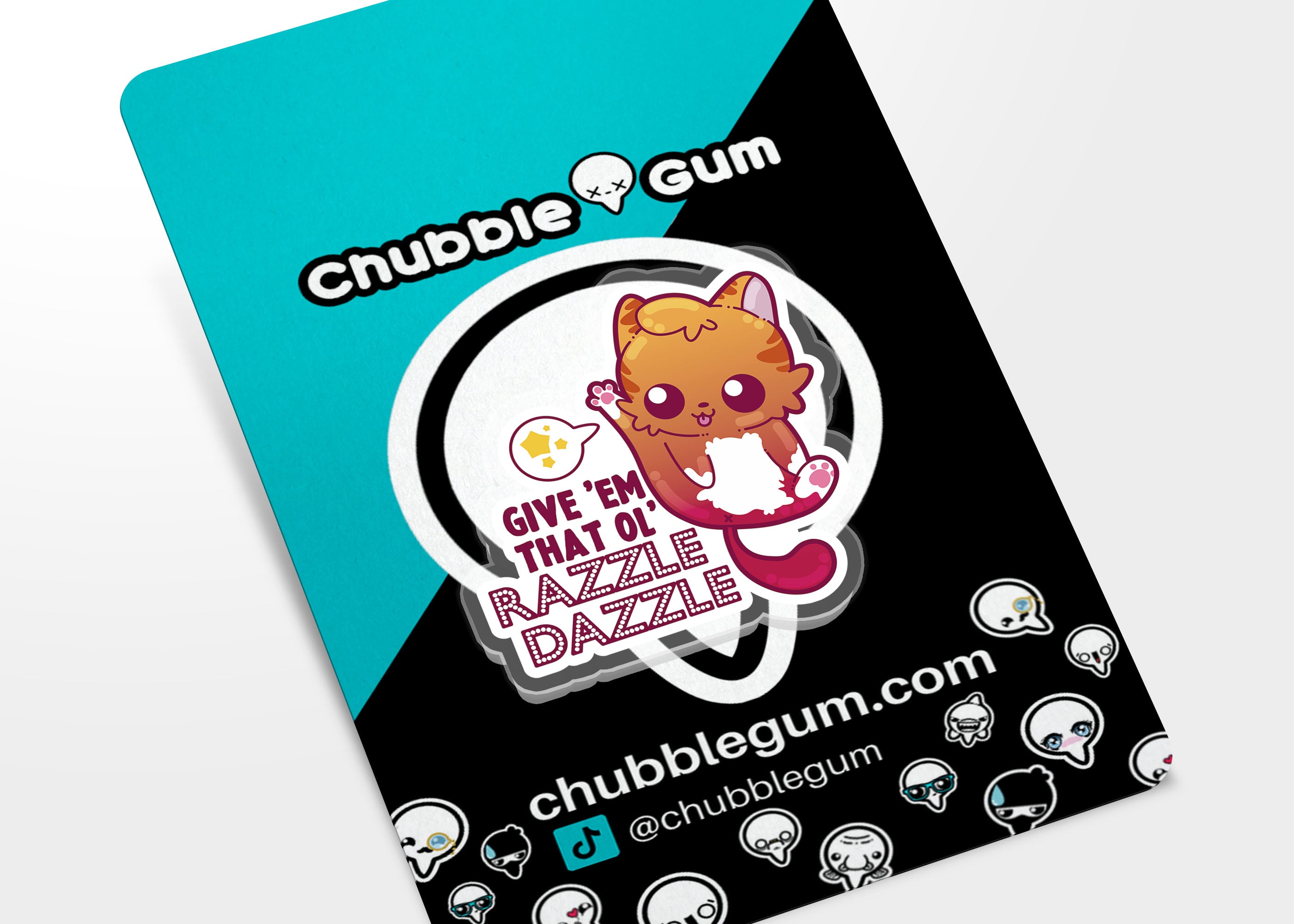 Acrylic Pin - Give 'Em That Ol' Razzle Dazzle - ChubbleGumLLC