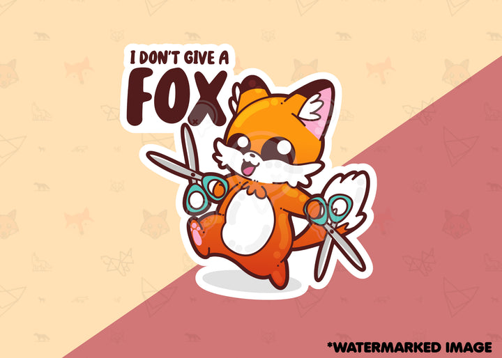I Don't Give A Fox - ChubbleGumLLC