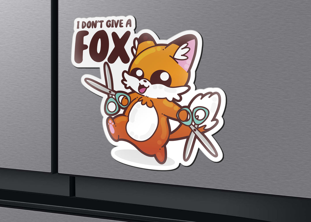 Magnet - I Don't Give a Fox - ChubbleGumLLC