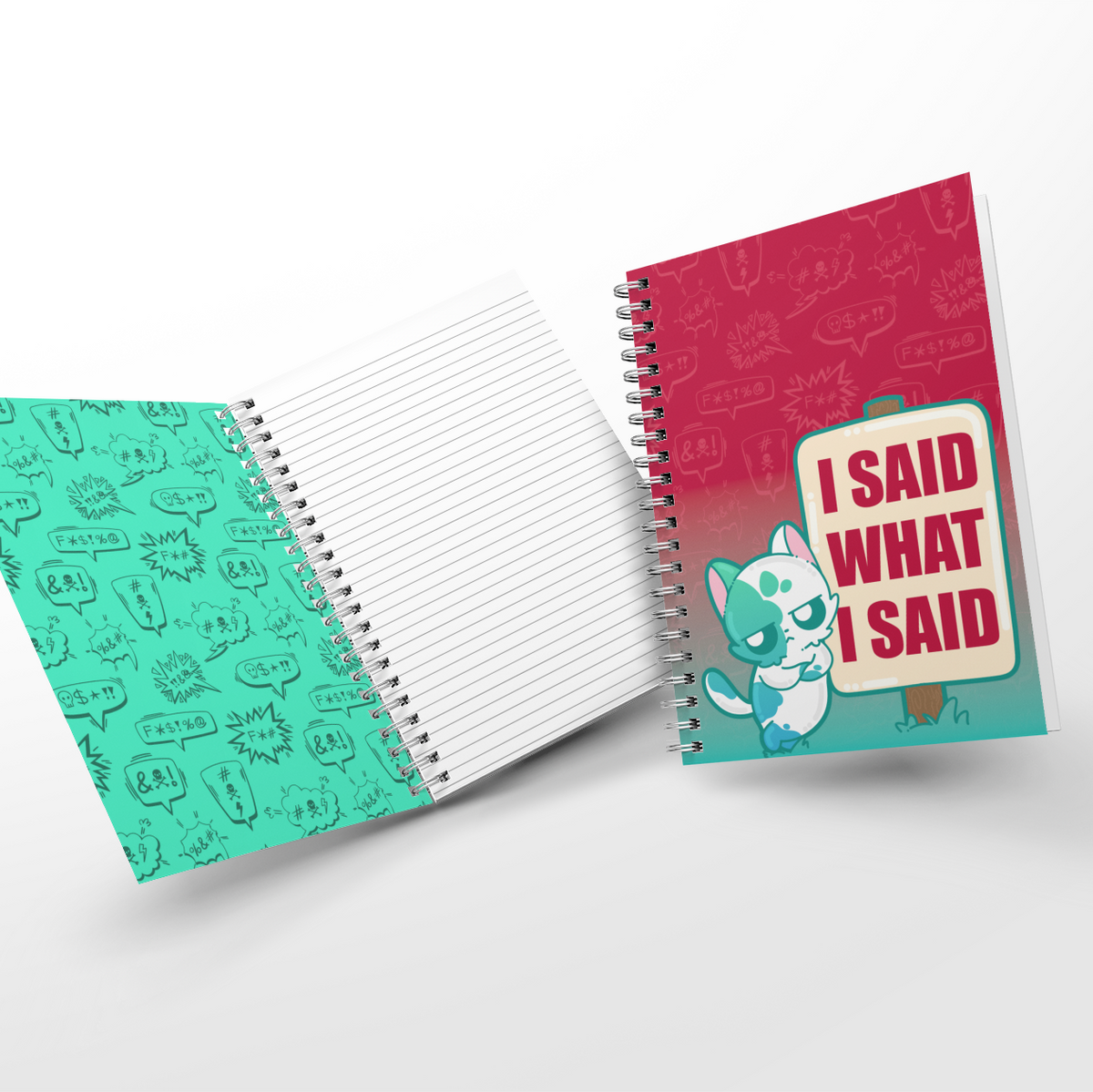 Soft Touch Mini Notebook - I Said What I Said
