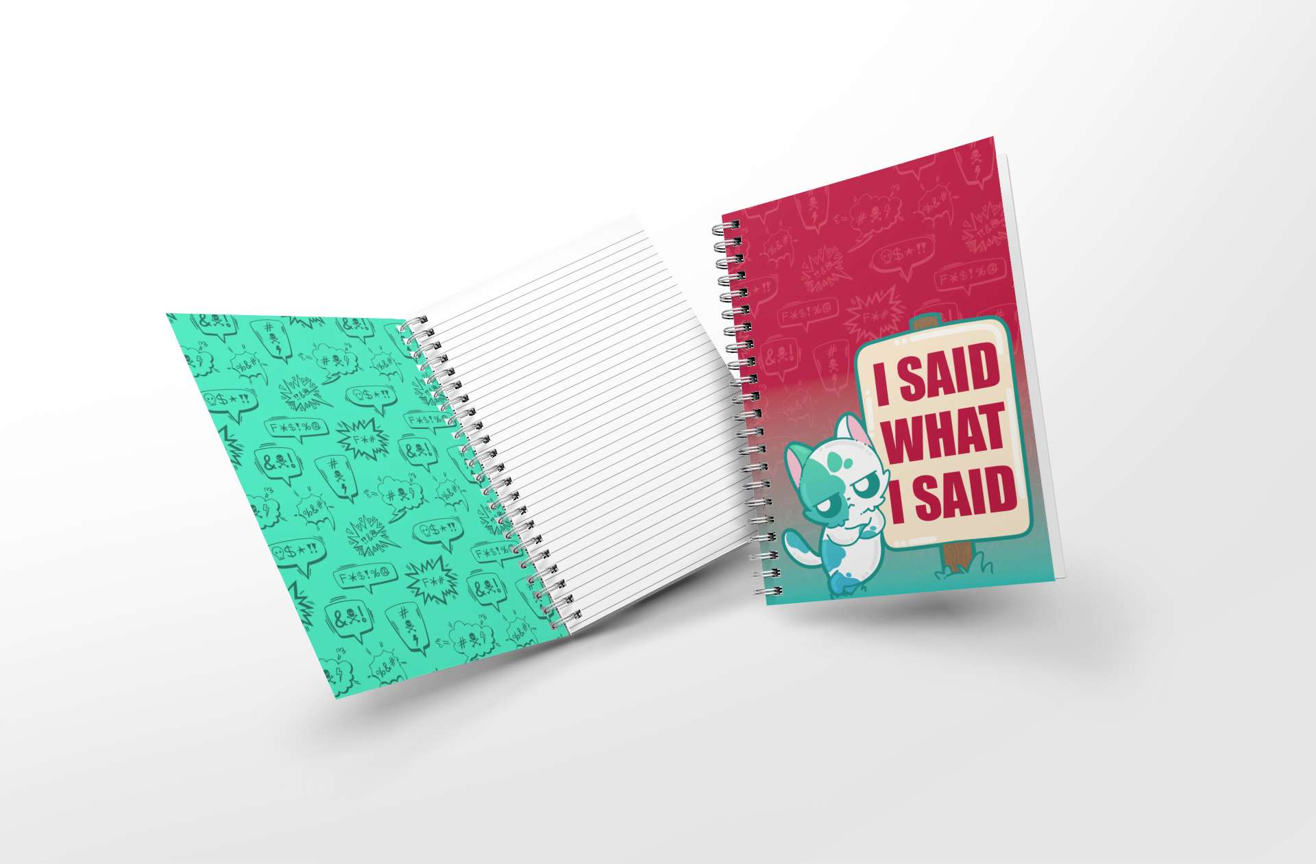 Soft Touch Mini Notebook - I Said What I Said
