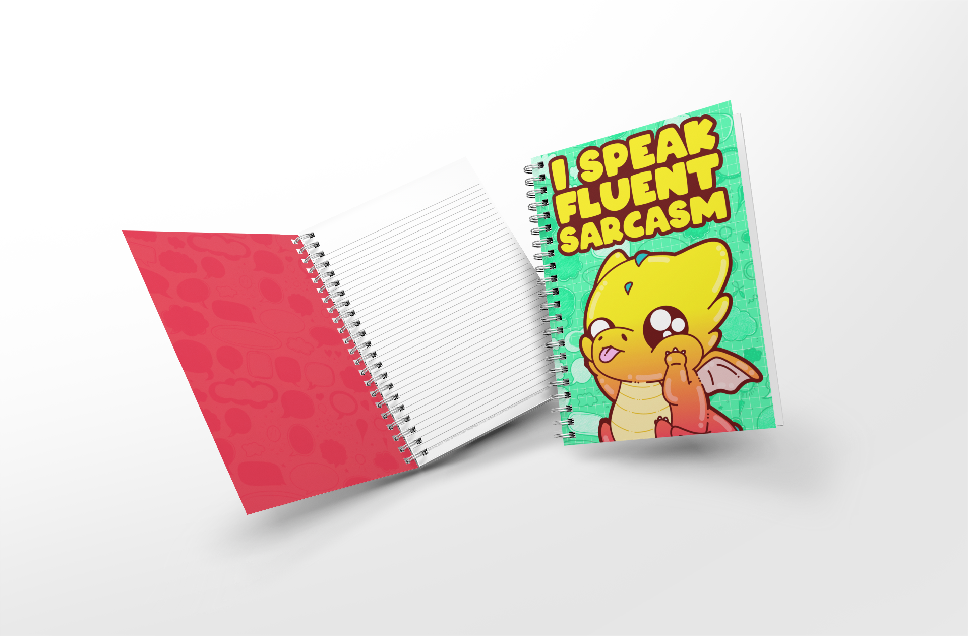 Soft Touch Mini Notebook - I Speak Fluent Sarcasm