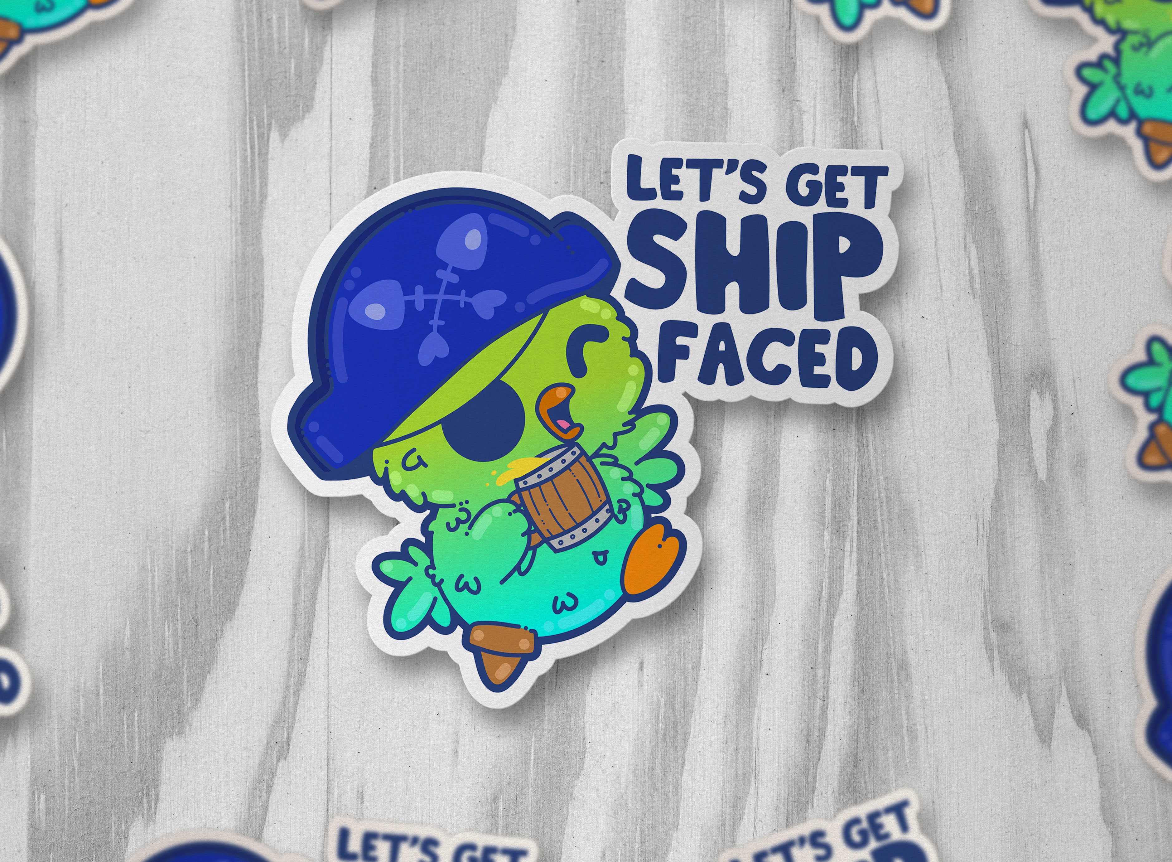 Let's Get Ship Faced - ChubbleGumLLC