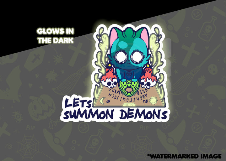 Let's Summon Demons - Glow in the Dark - ChubbleGumLLC