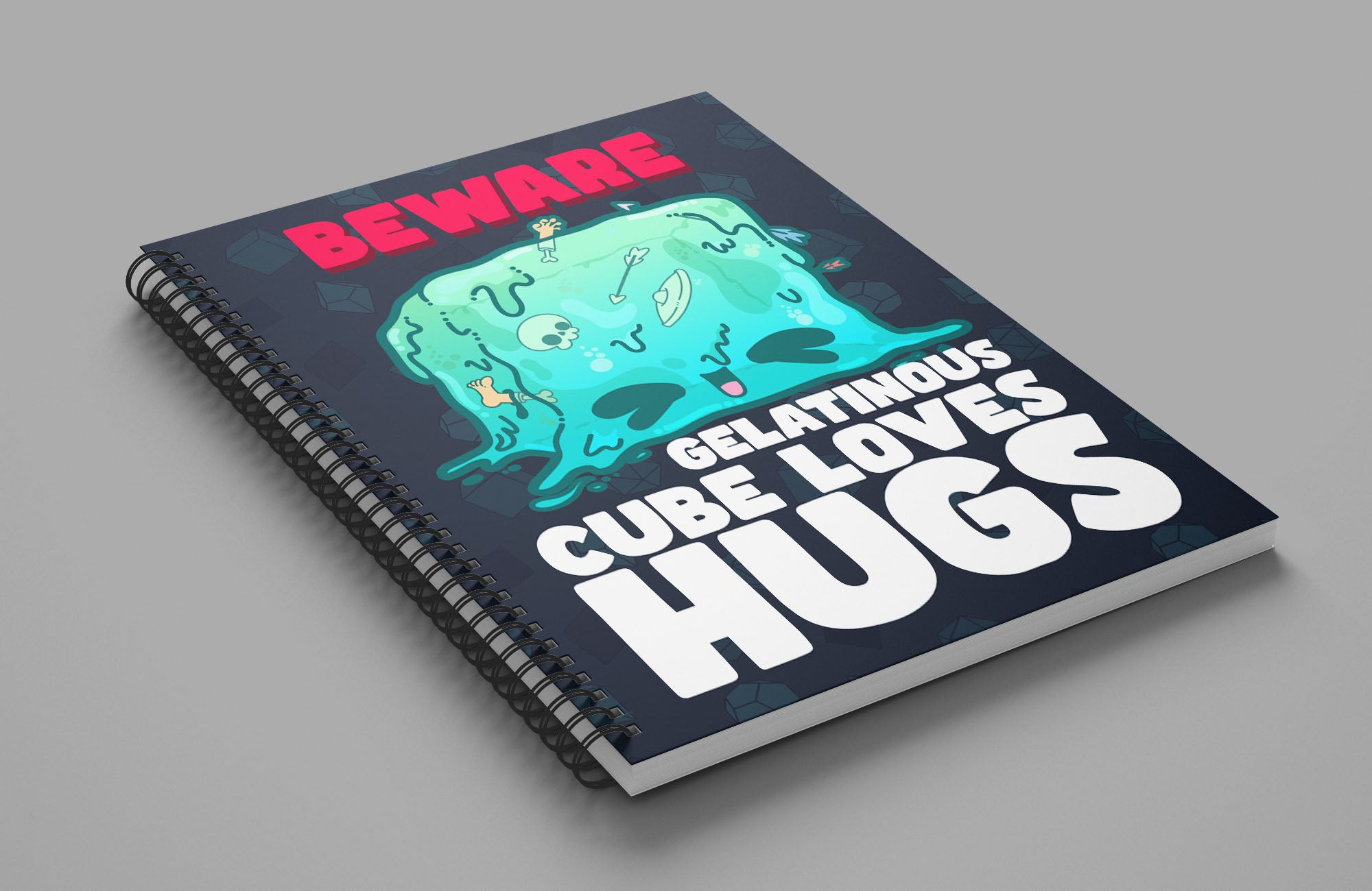 Notebook - Gelatinous Cube Loves Hugs