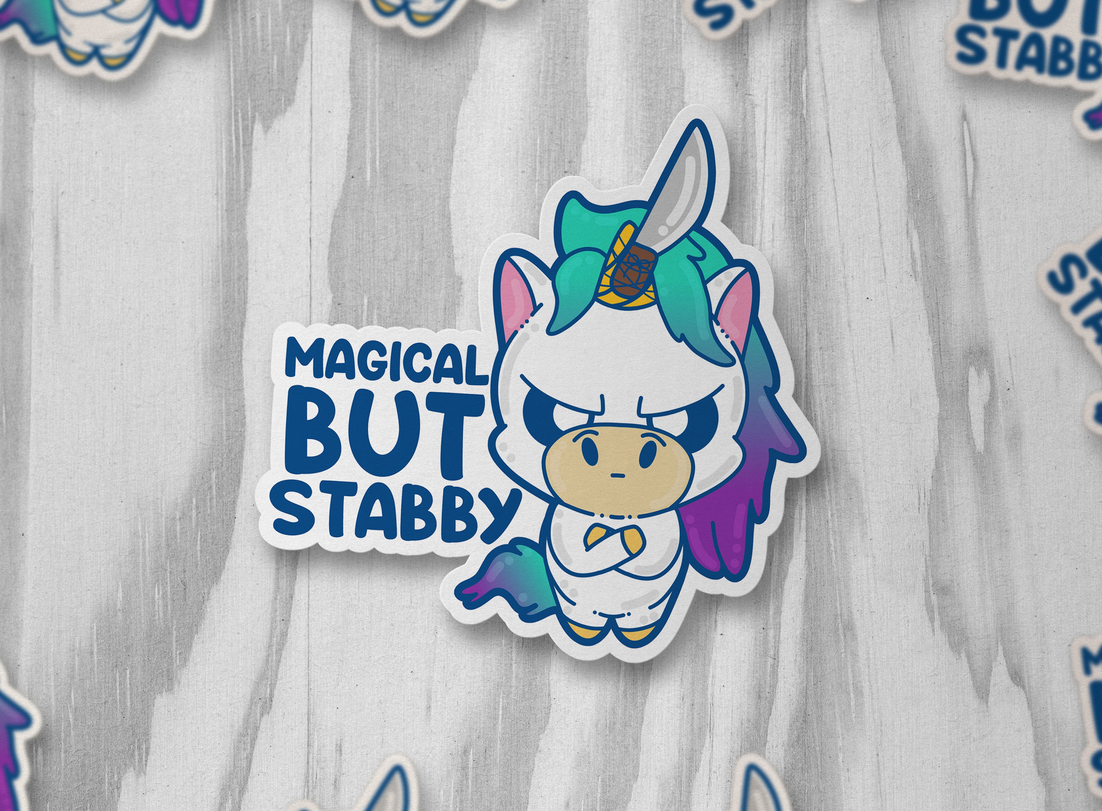 Magical But Stabby - ChubbleGumLLC