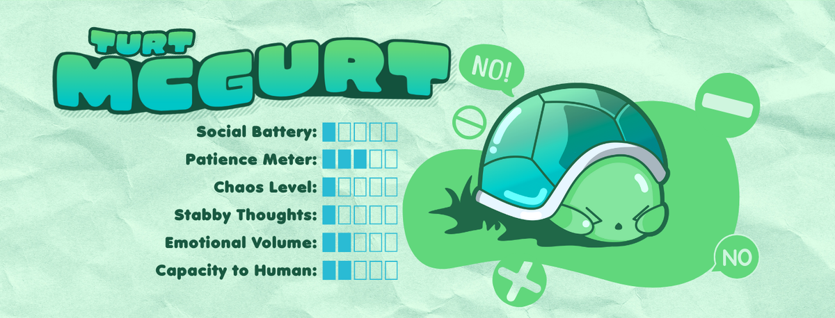 Turt Note Turt McGurt – ChubbleGumLLC