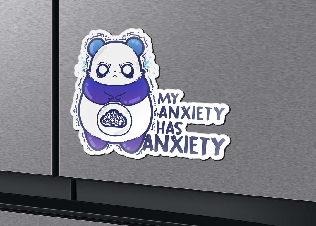 Magnet - My Anxiety Has Anxiety - ChubbleGumLLC