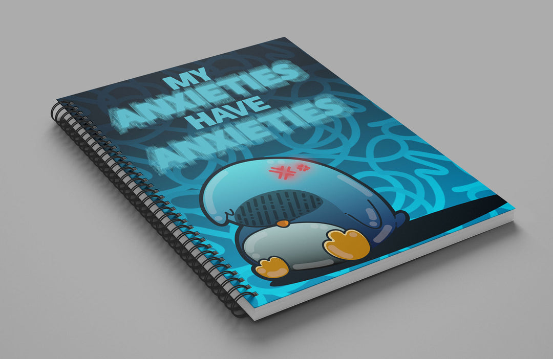 My Anxieties Have Anxieties Notebook - ChubbleGumLLC
