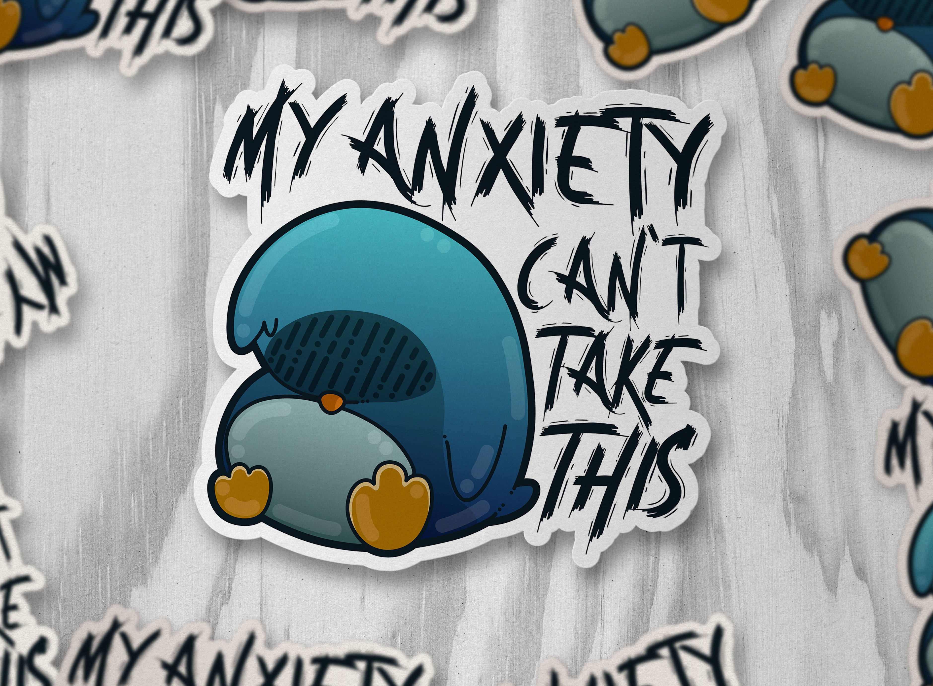 My Anxiety Can't Take This - ChubbleGumLLC