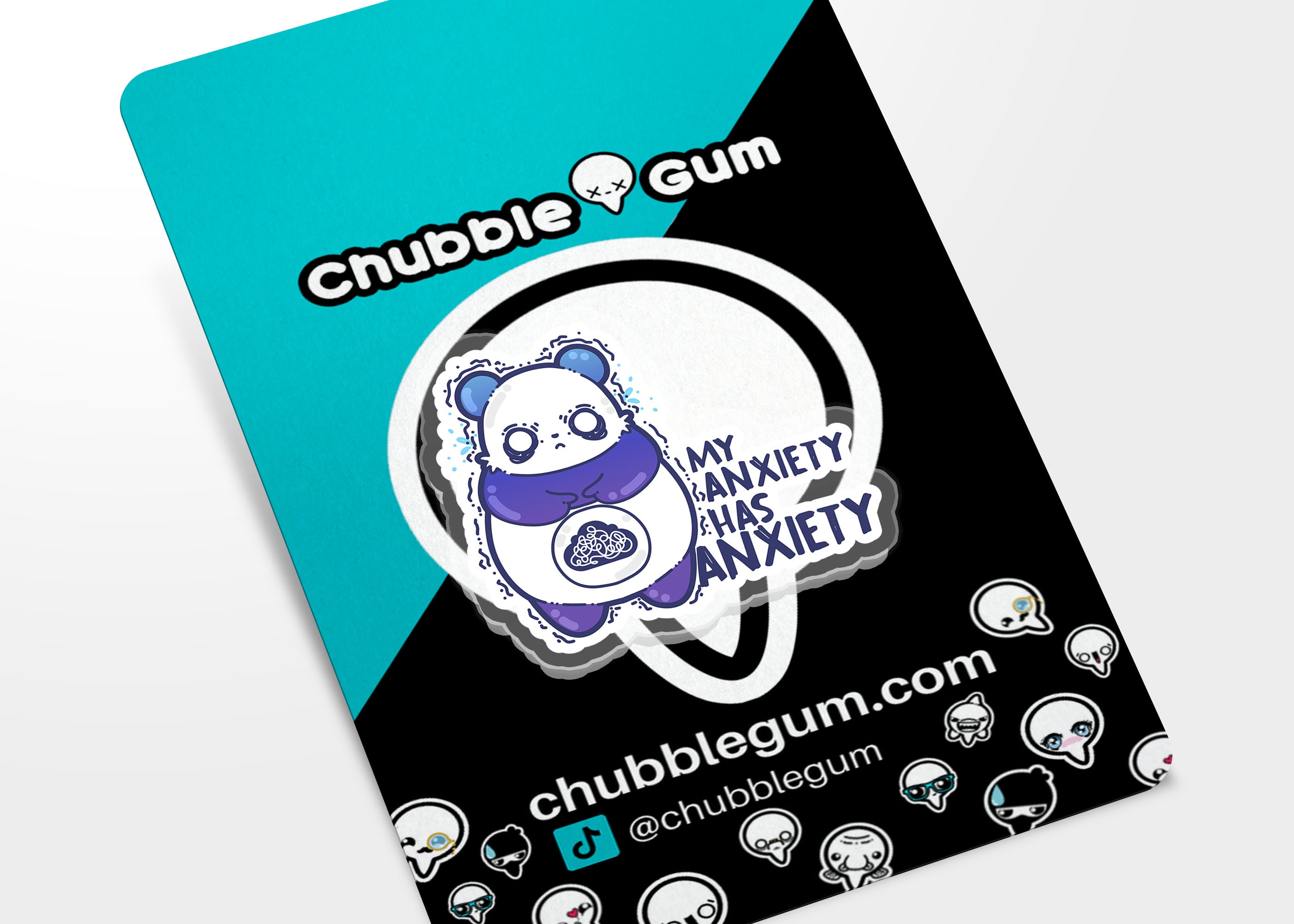 Acrylic Pin - My Anxiety Has Anxiety - ChubbleGumLLC