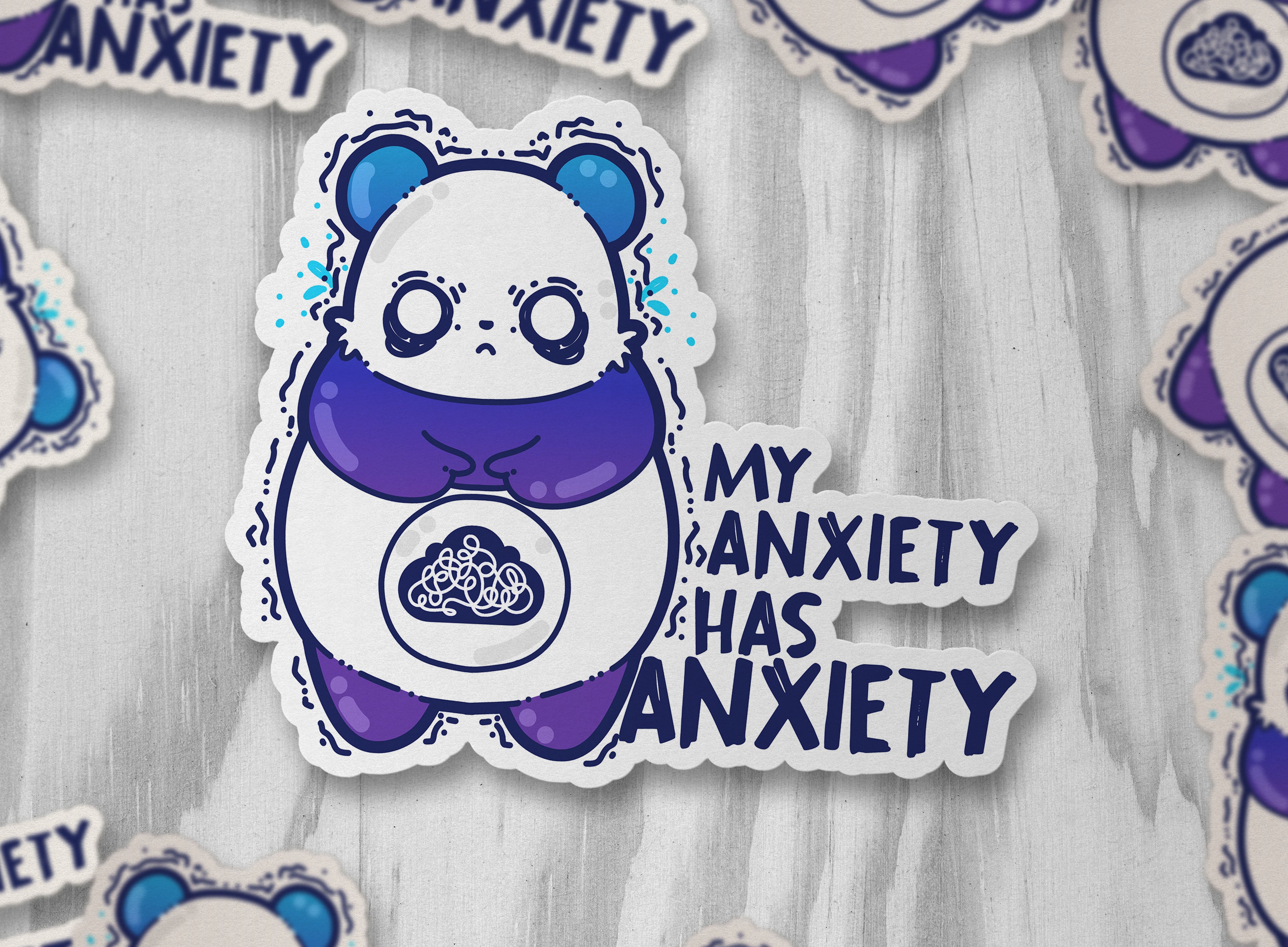 My Anxiety Has Anxiety - ChubbleGumLLC