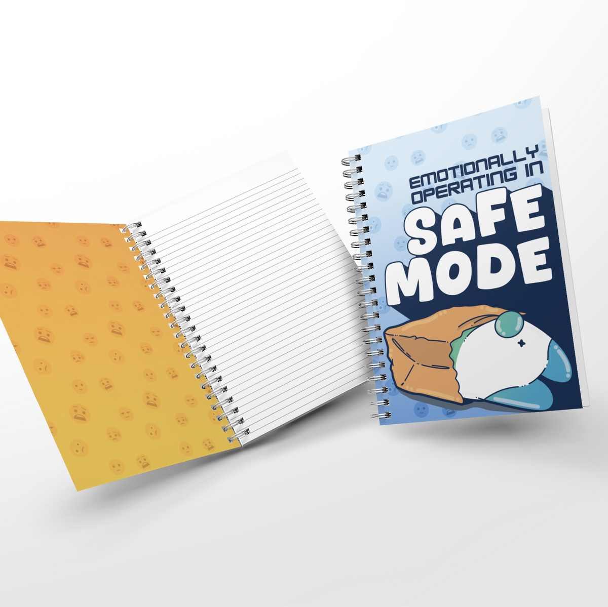 Soft Touch Mini Notebook - Emotionally Operating in Safe Mode