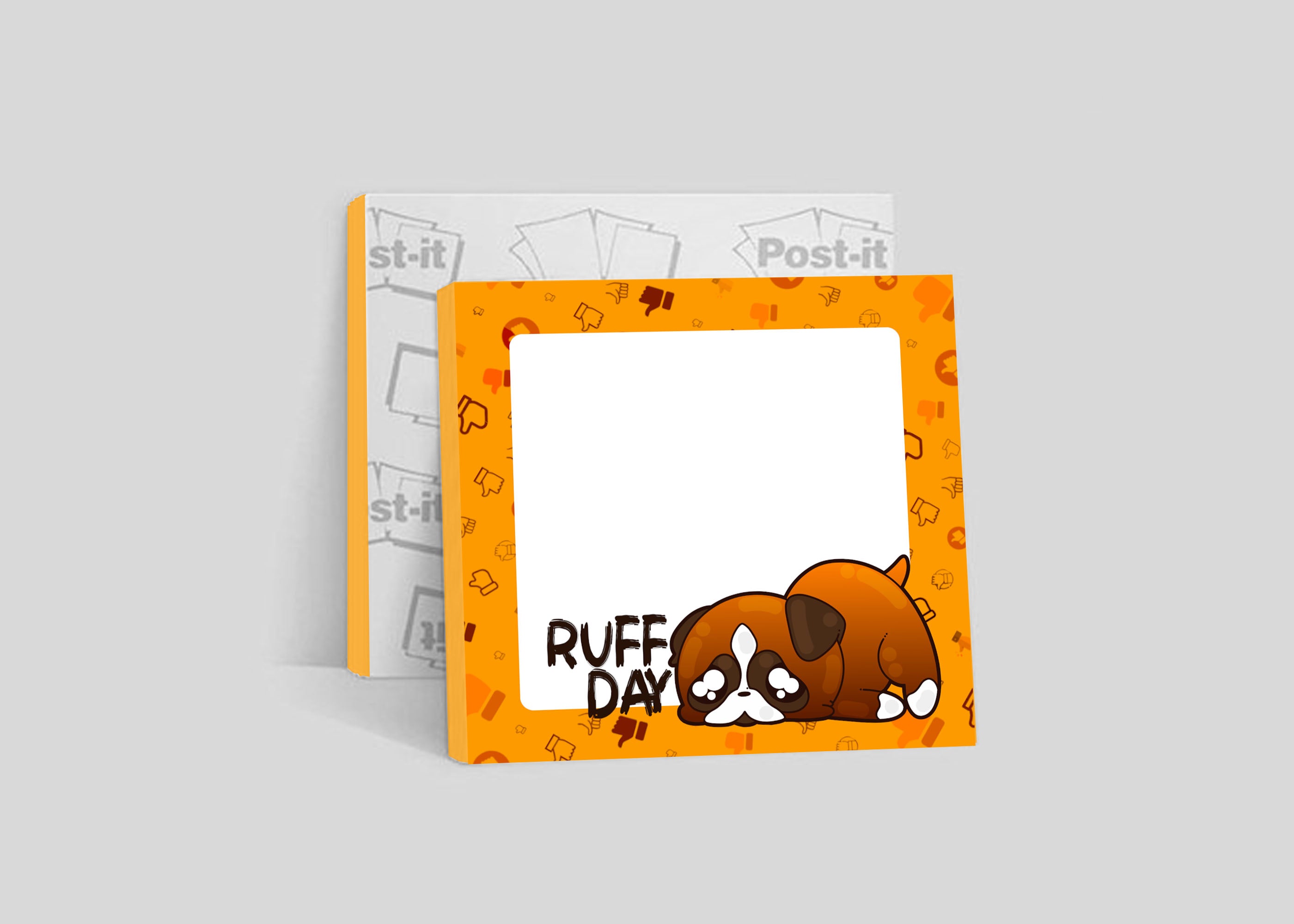 Sticky Note - Ruff Day - ChubbleGumLLC