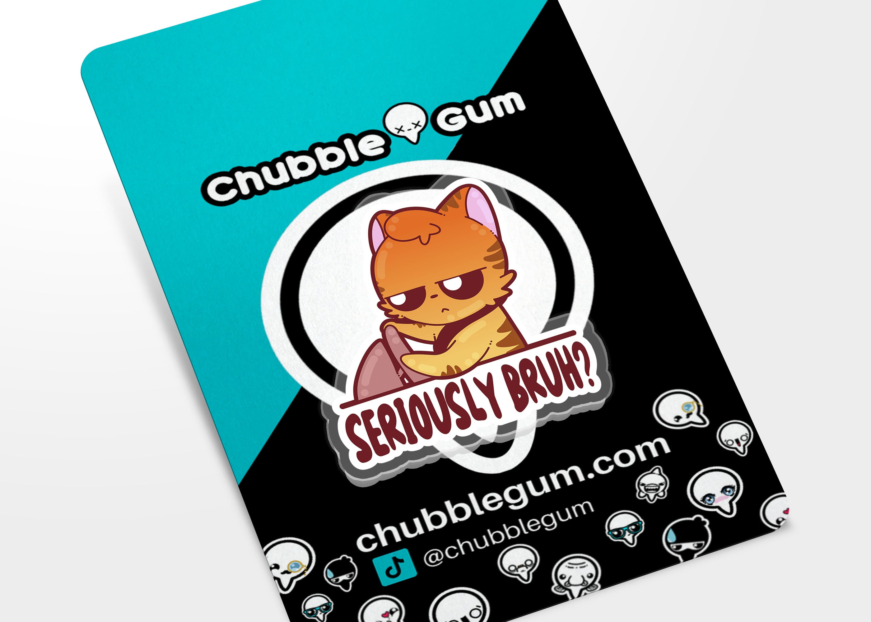 Acrylic Pin - Seriously Bruh - ChubbleGumLLC